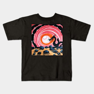 The Dragon Feeling Sunset Art Kids T-Shirt